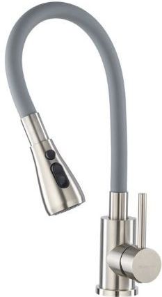 Смеситель для мойки Gross Aqua Neosteel 3241609SSG, нержавеющая сталь, серый купить в СОМ
