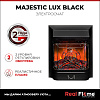Камин электрический RealFlame Majestic Lux/Neapolis, камень бежевый, шпон белый купить в СОМ