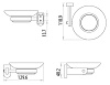Мыльница Lemark LM3143C, стекло купить в СОМ