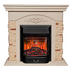 Камин электрический RealFlame Majestic Lux/Neapolis, камень бежевый, шпон белый купить в СОМ