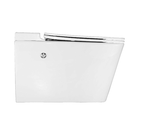 Унитаз импульсный Azario AZ-101C, сиденье микролифт, квадратный, подвесной купить в СОМ