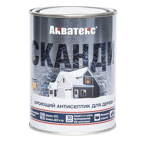 Антисептик кроющий Акватекс Сканди, лакрица, 0.75 л купить в СОМ