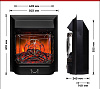 Камин электрический RealFlame Majestic Lux/Neapolis, камень бежевый, шпон белый купить в СОМ