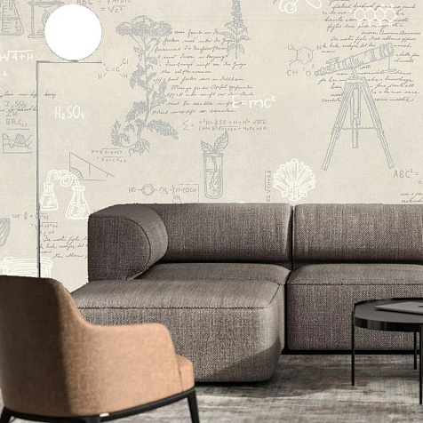 Обои виниловые на флизелиновой основе 6050-01 Deco-Deco Alchemy, 1.06 х 10 м . купить в СОМ