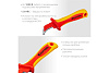 Нож диэлектрический KRAFTOOL KN-7, изогнутый, 1000В купить в СОМ