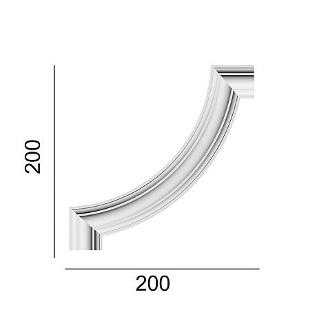 Уголок внутренний GPD21 к молдингу купить в СОМ