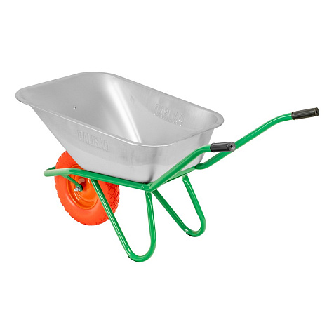 Тачка садово-строительная 1-колесная Palisad, PU-колесо, 120 л, 180кг купить в СОМ
