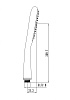 Лейка для душа Lemark LM0411C, 1 режим купить в СОМ