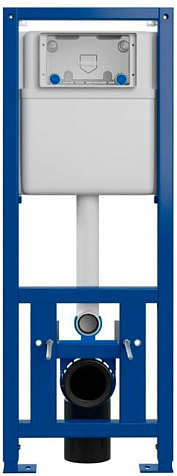 Инсталляция Cersanit LINK PRO, кнопка Corner хром матовый купить в СОМ