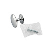 Ручка-кнопка мебельная SANBERG 306C Классика хром, металл купить в СОМ