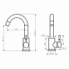 Смеситель для мойки Антей Руда 697010, нержавеющая сталь купить в СОМ