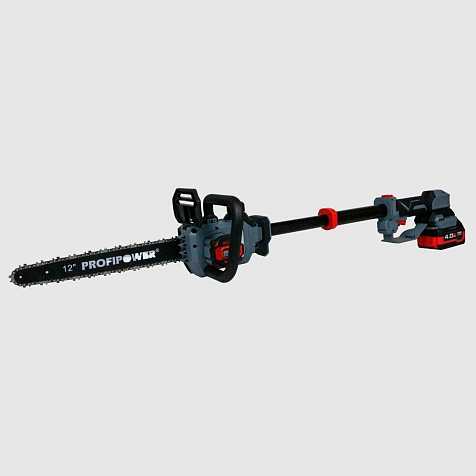 Пила цепная ProfiPower PL-12, 20В, Li-ion, 4.0А/ч, шина 30см, телескопическа штанга купить в СОМ