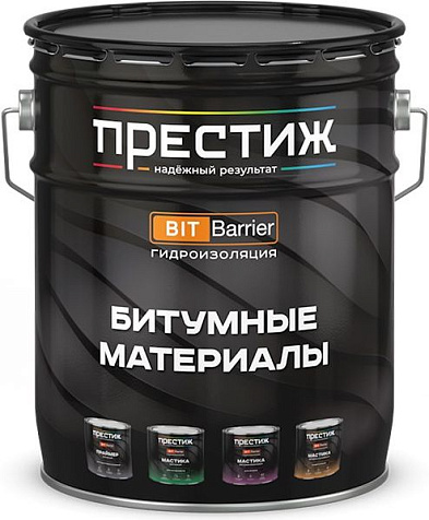 Мастика битумно-резиновая ПРЕСТИЖ, 17кг купить в СОМ