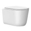 Унитаз подвесной Comforty CF3C789WH, безободковый, торнадо, дюропласт, микролифт купить в СОМ