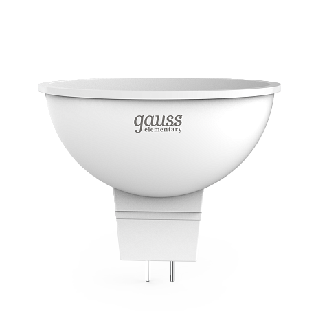 Лампа светодиодная Gauss Elementary, 11Вт, 3000K, MR16 GU5.3 купить в СОМ