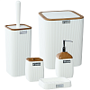 Стакан для зубных щеток Fixsen White Wood FX-402-3 купить в СОМ