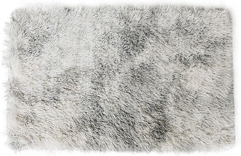 Коврик для ванной Aquadomer Fluffy, 60 х100 см, серый купить в СОМ