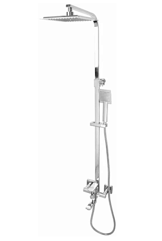 Система душевая Frap F2420, тропический душ, хром купить в СОМ