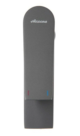 Смеситель для раковины Accoona 90125AT, латунь, графит купить в СОМ