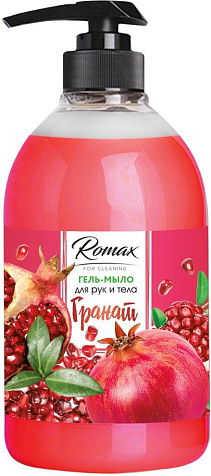 Мыло-гель Romax Гранат 1л купить в СОМ