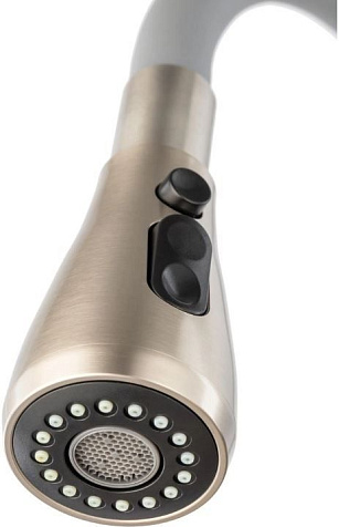 Смеситель для мойки Gross Aqua Neosteel 3241609SSG, нержавеющая сталь, серый купить в СОМ