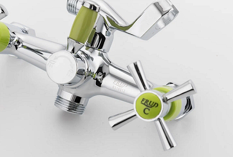 Смеситель для ванны Frud 22118-6, силумин, хром купить в СОМ